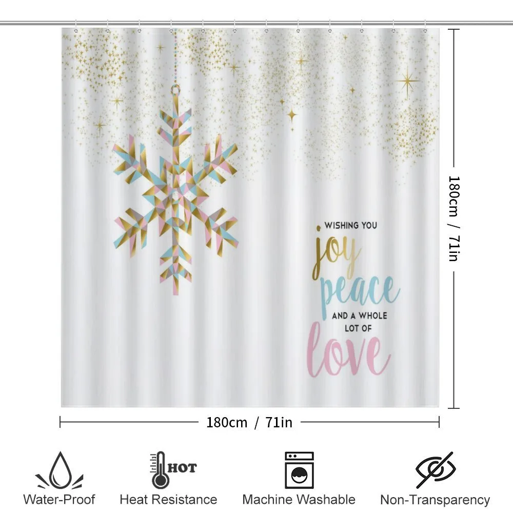 Christmas Snowflake Love — Detail 2