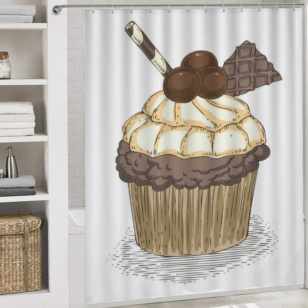 Hand Drawn Chocolate Cake — Detail 4