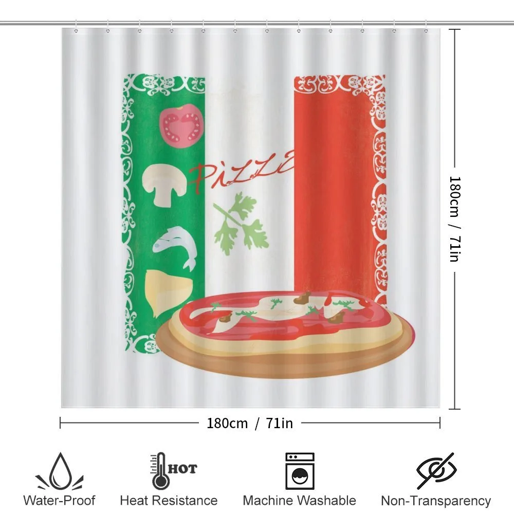 Italian Cuisine and Flag — Detail 2