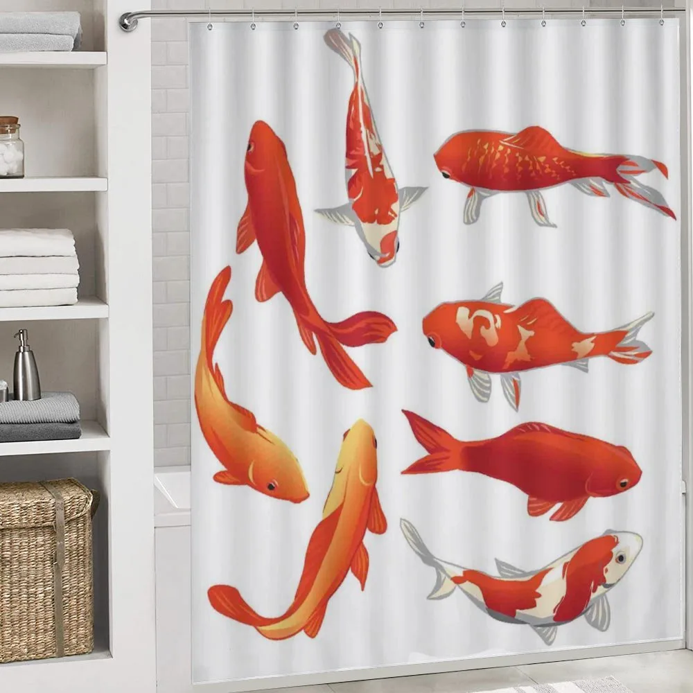 Koi Shoal Chinese Animal — Detail 4