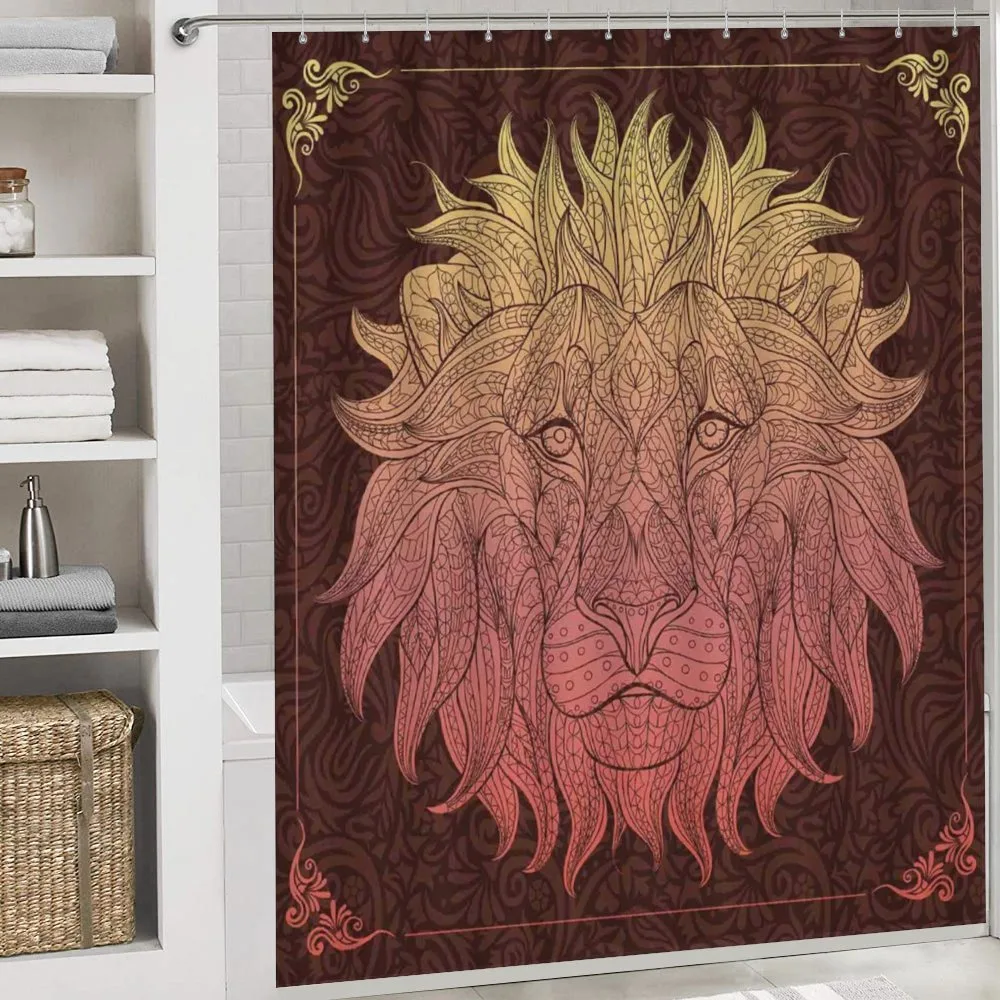 Lion Floral Ornate Art — Detail 4