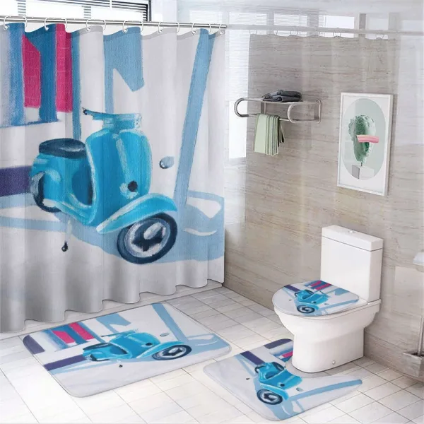 Old Town Country Life on a shower curtain