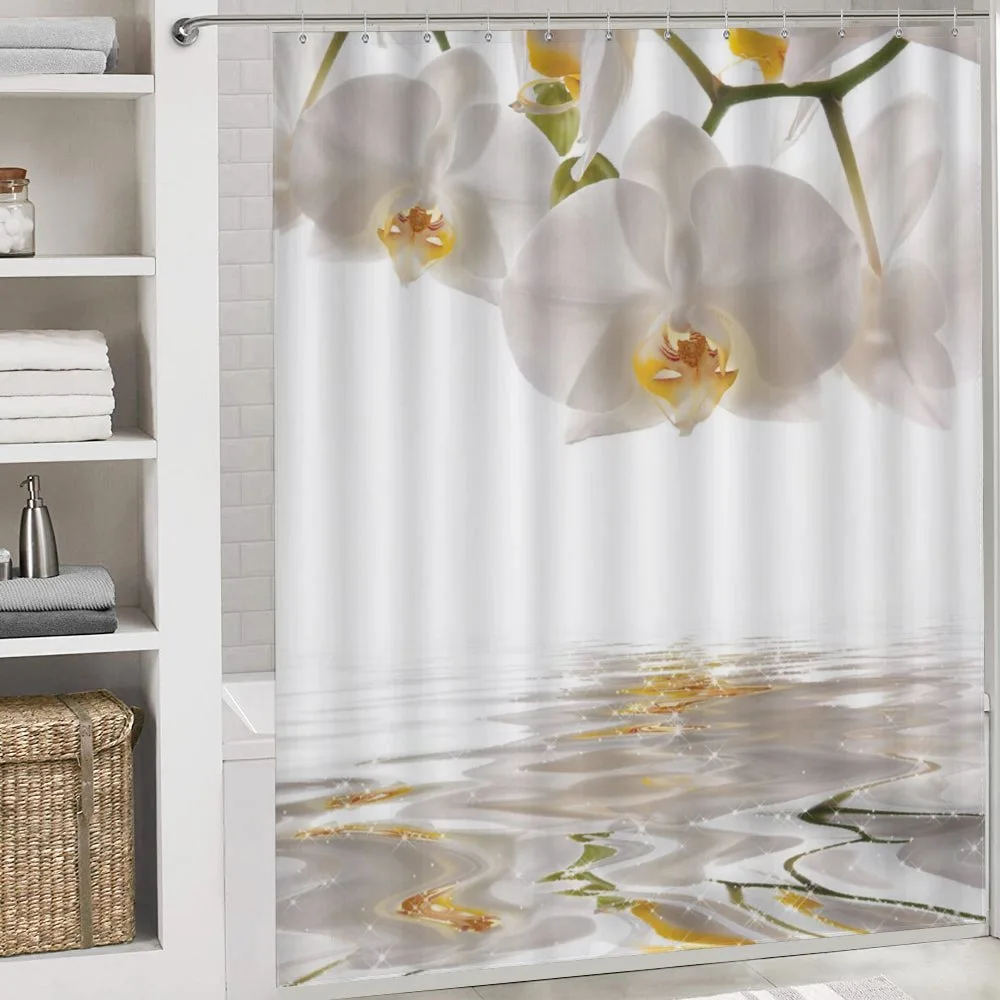 Orchids on Rippling Water — Detail 4