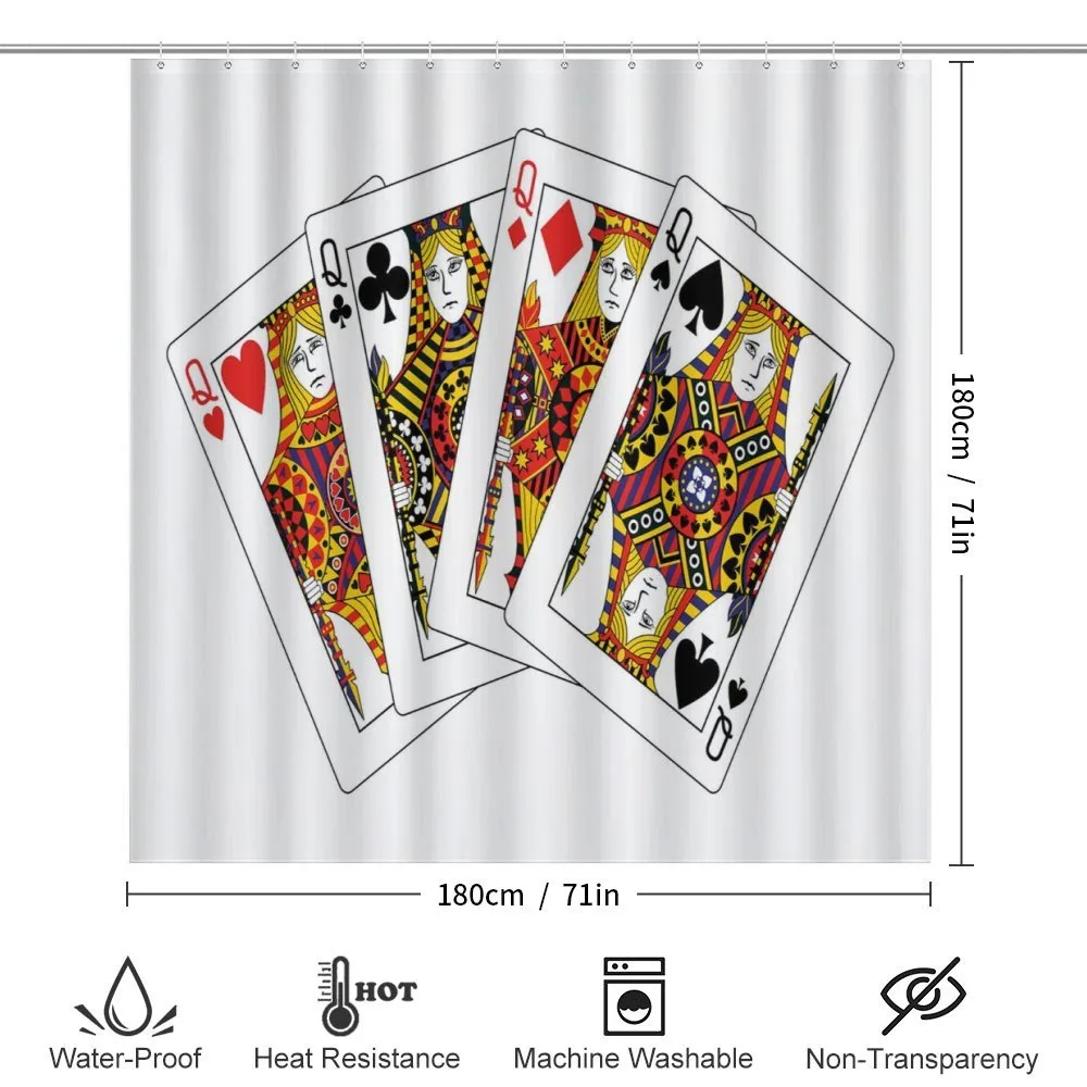 Queens Poker Play Cards — Detail 2