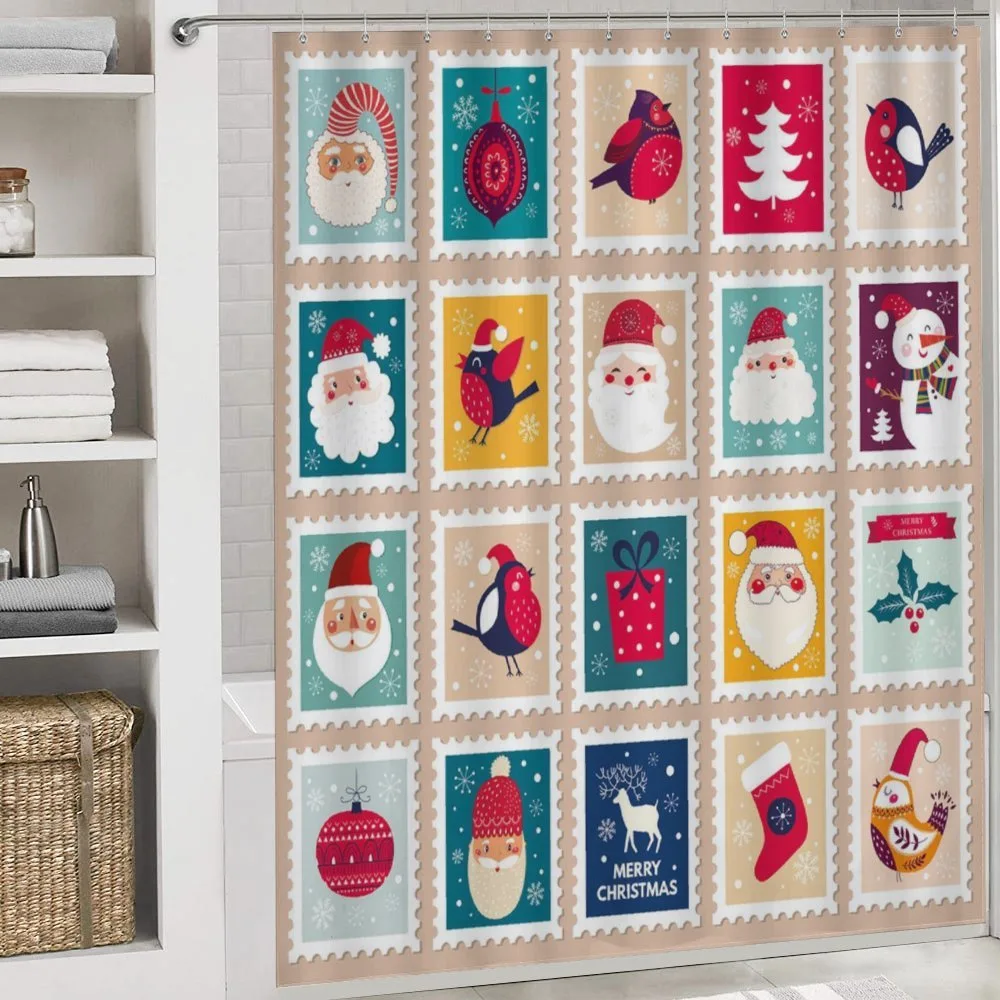 Santa Winter Stamp — Detail 4