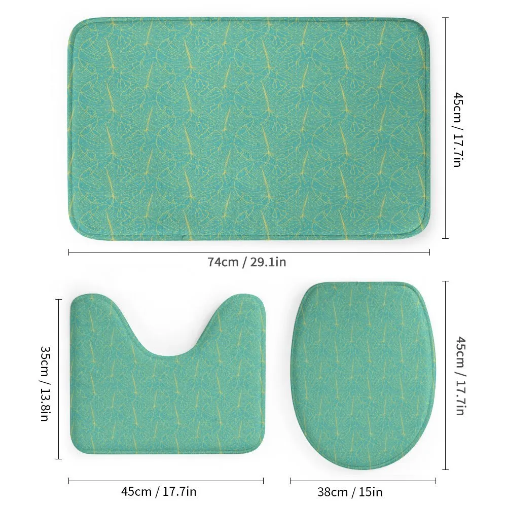 Tropical Monstera and Spots — Detail 1