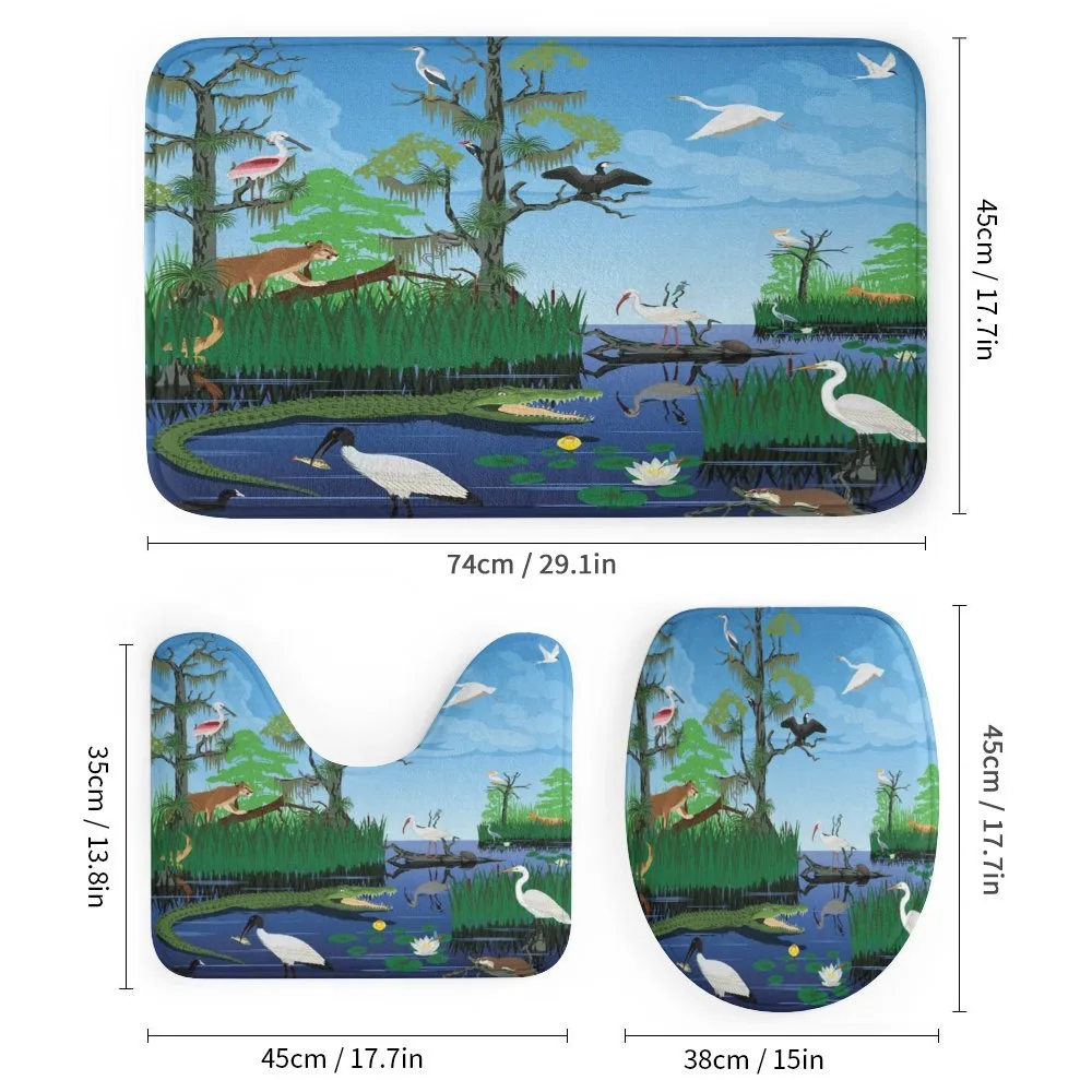 Wild Fauna Around the River — Detail 1