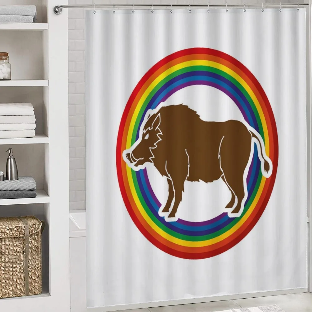 Wild Hog Boar in Rainbow — Detail 4