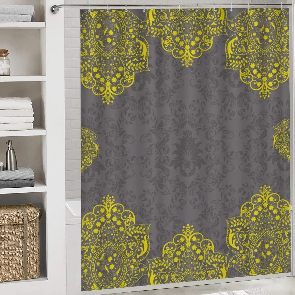 Yellow Grey Florals — Detail 4