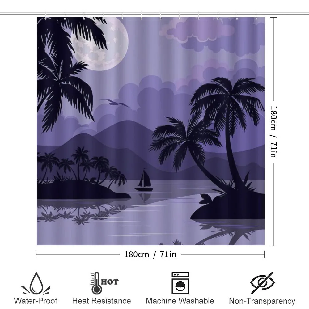 Caribbean Island Night — Detail 2