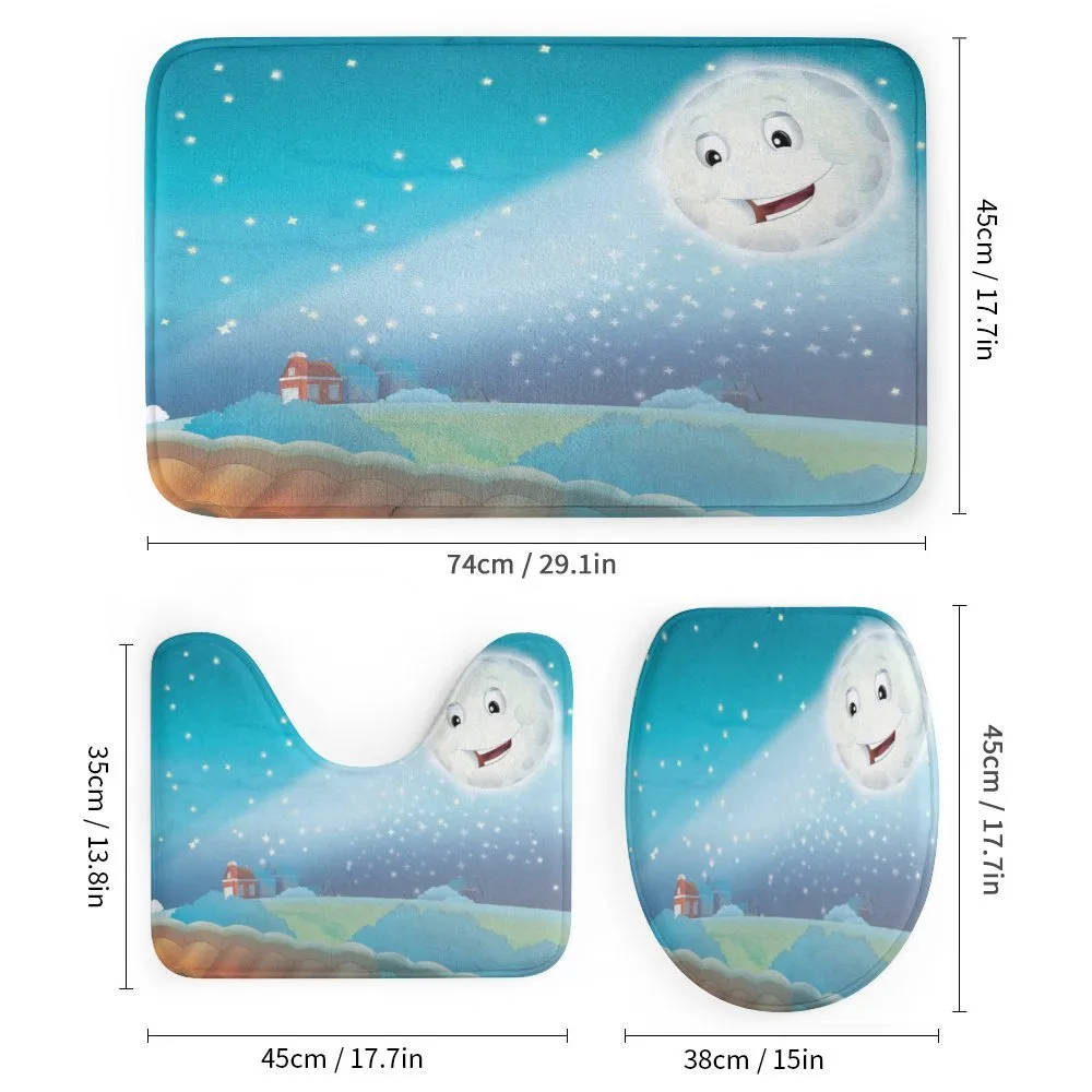 Cartoon Lunar Smiling — Detail 1