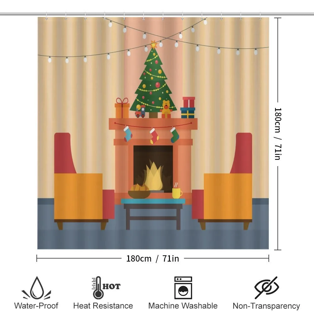 Cartoon Xmas Interior — Detail 2