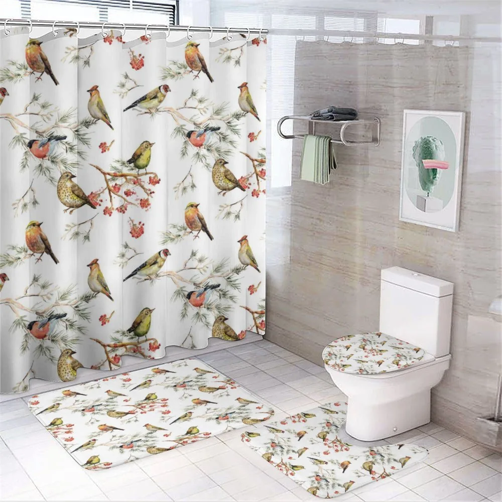 Colorful Forest Birds — Your design