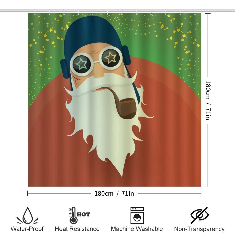 Funky Santa with Pipe — Detail 2