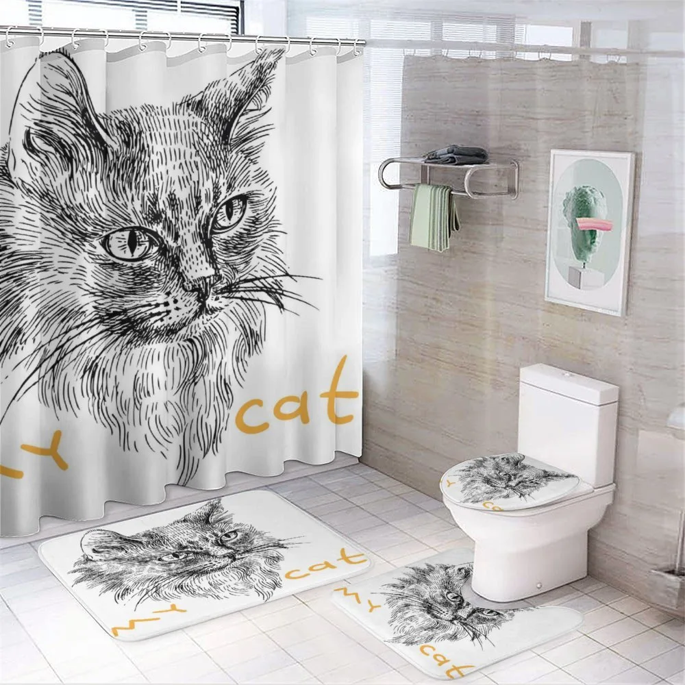 Hand Drawn Cat — Your design
