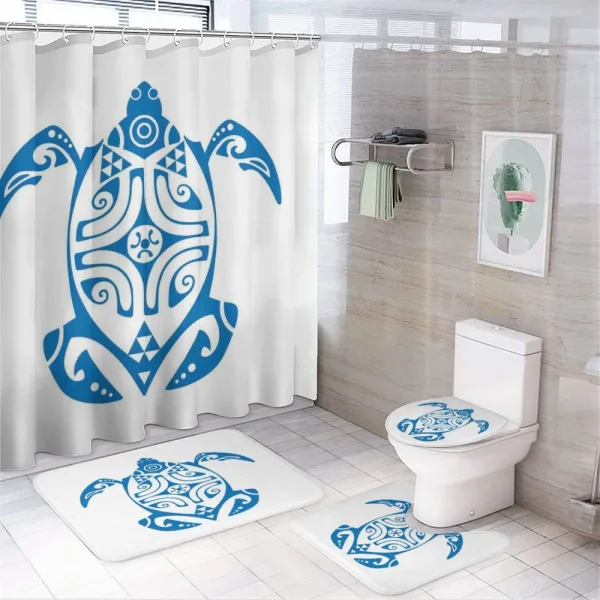 Hawaii Underwater Design on a shower curtain