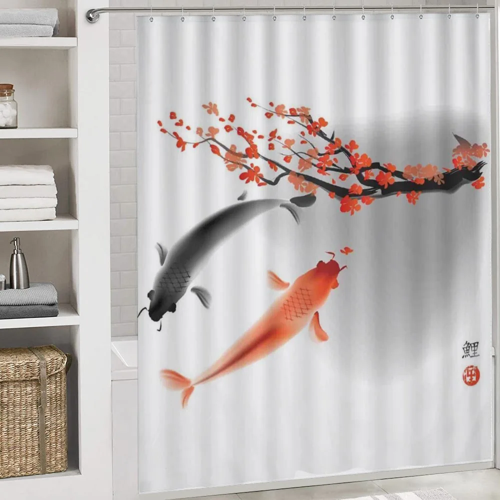 Koi Carp Fish Couple — Detail 4