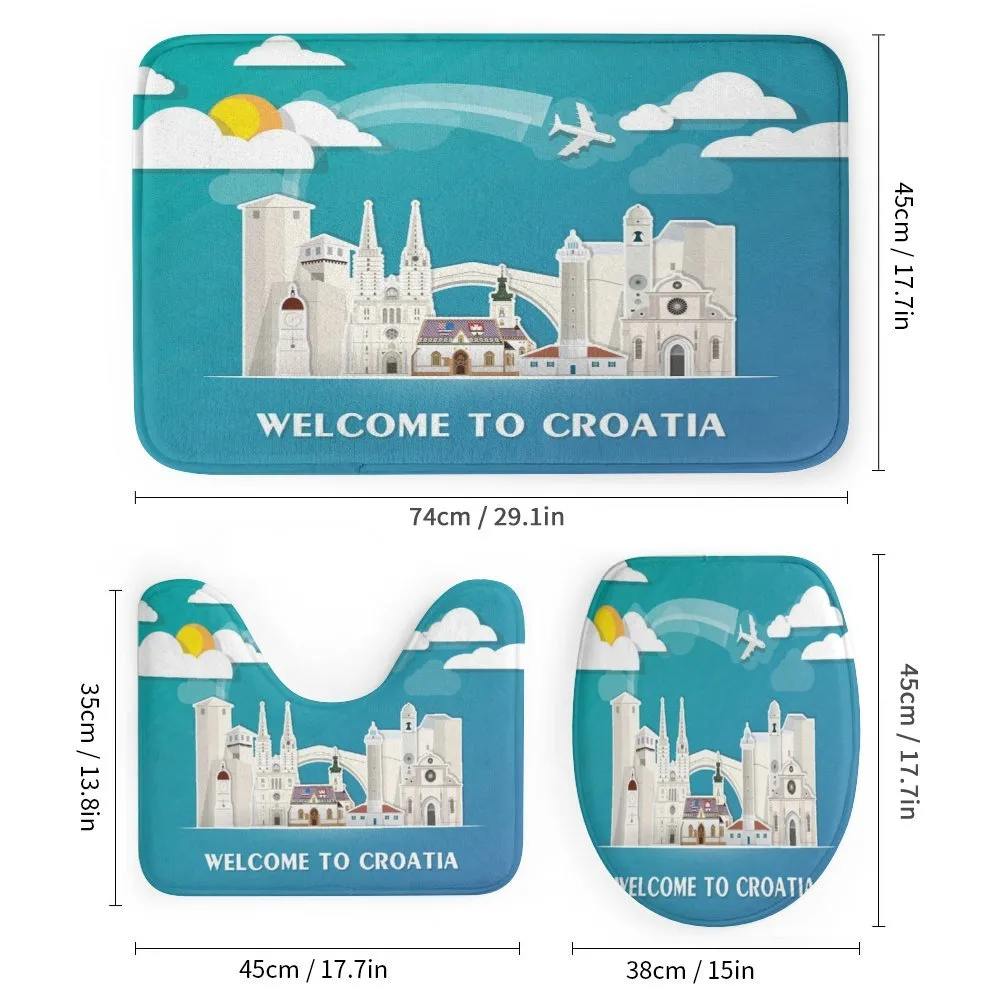 Landmarks and Welcome Text — Detail 1