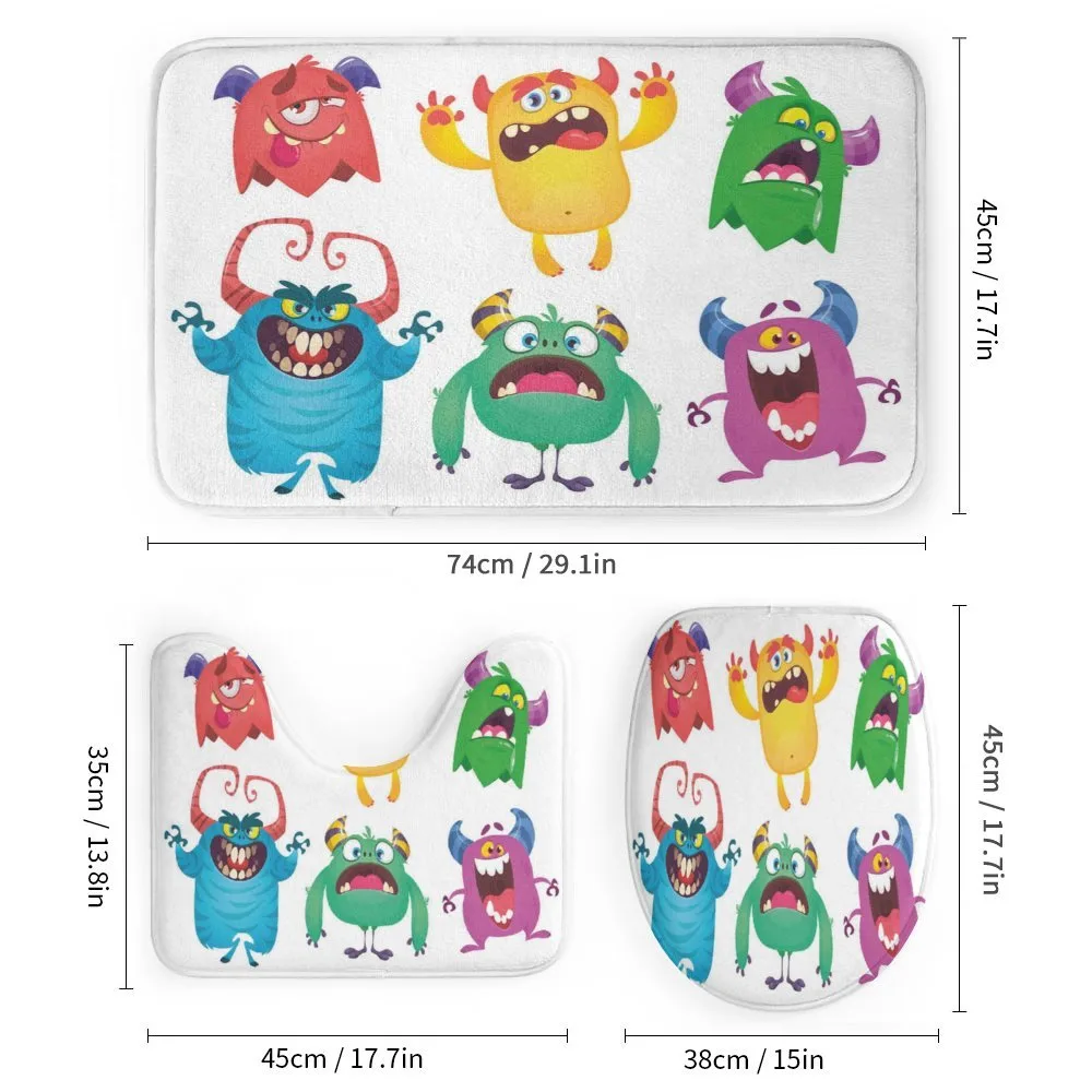 Monsters with Whimsical Face — Detail 1