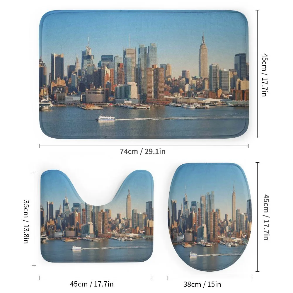 NYC Skyline River Scenery — Detail 1