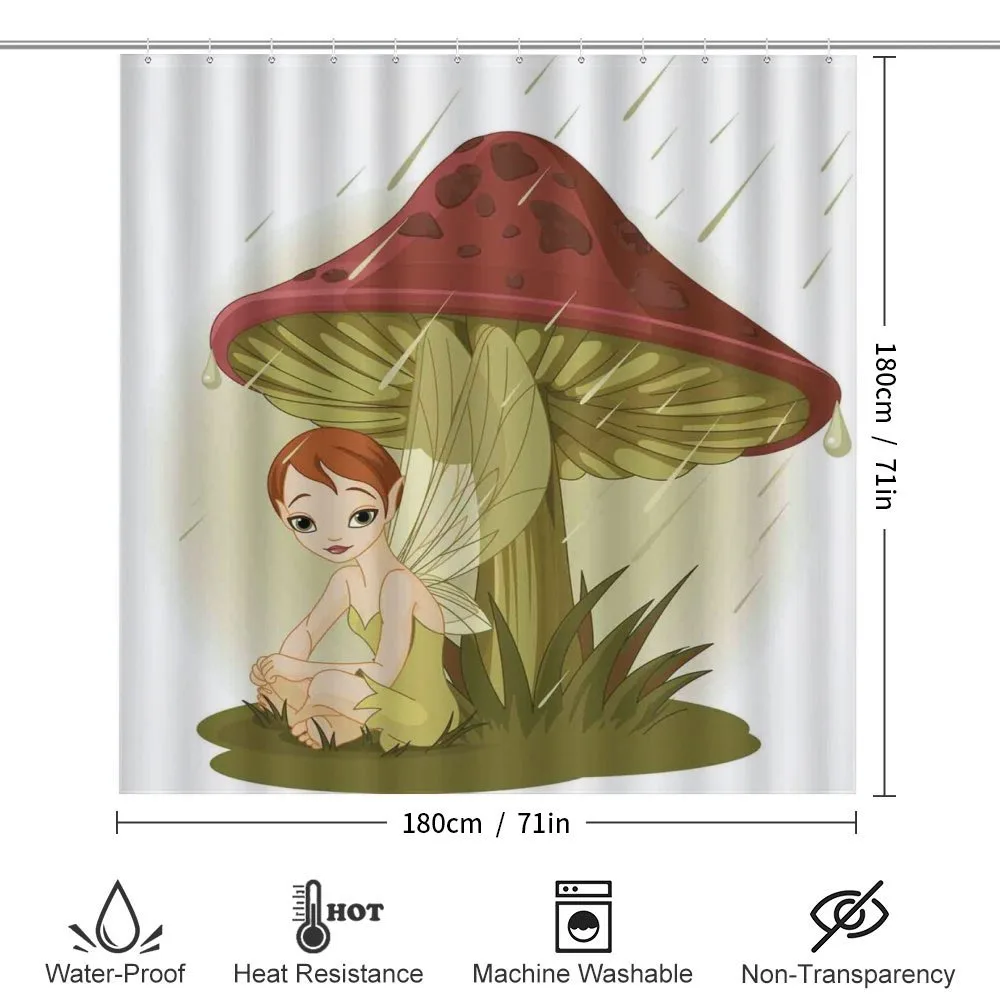 Rain Under Mushroom — Detail 2