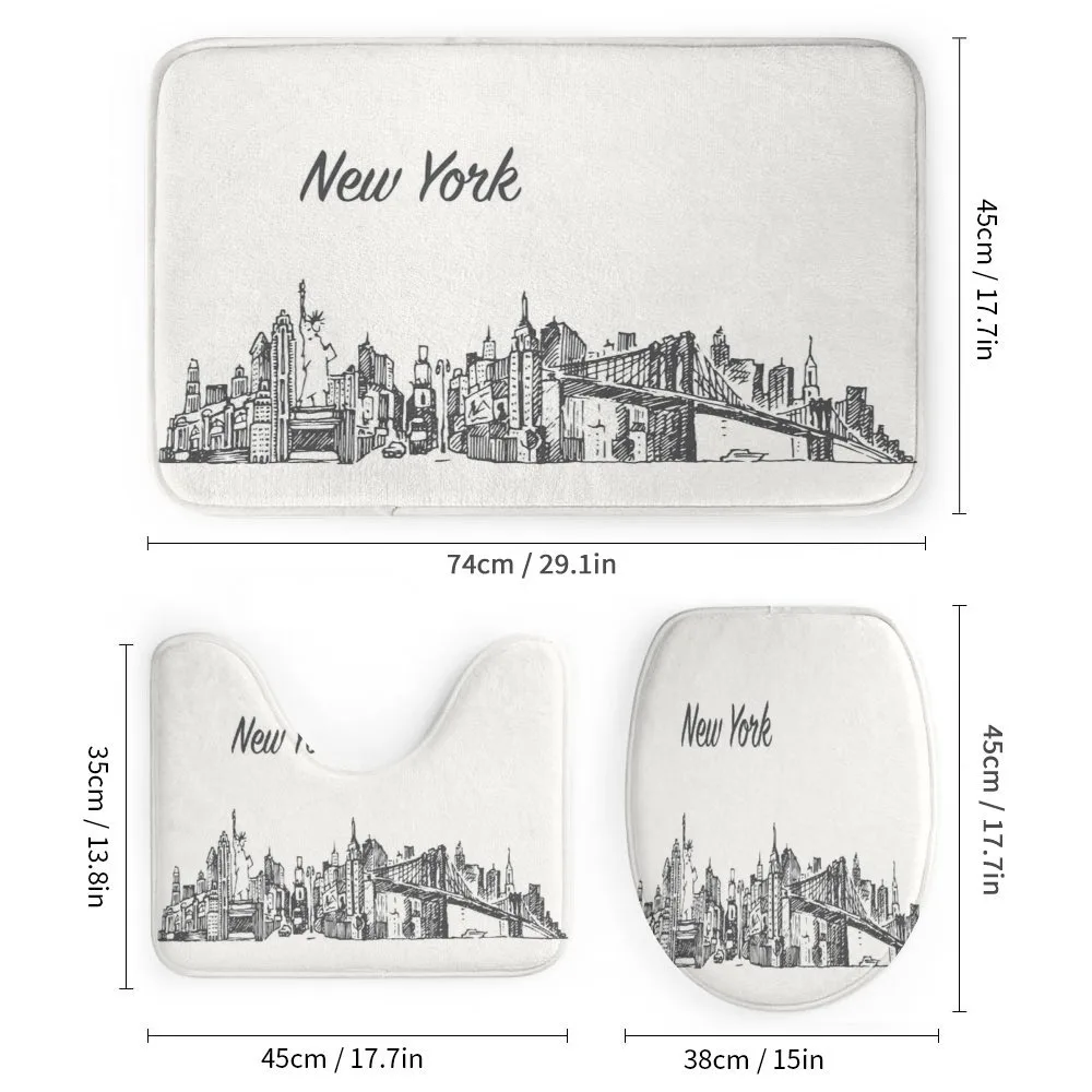 Simplistic Sketch of New York — Detail 1