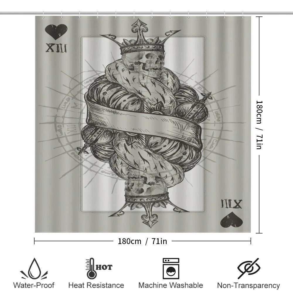 Skeleton on Playing Cards — Detail 2