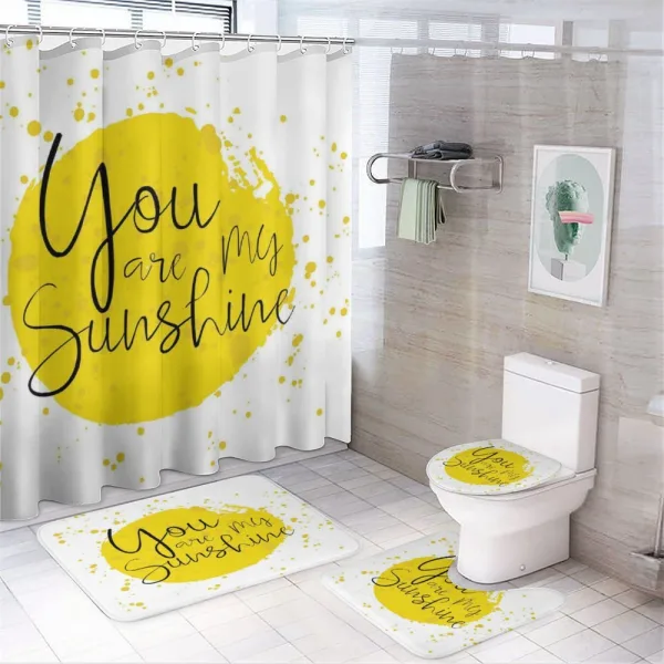 Splash Inspirational on a shower curtain