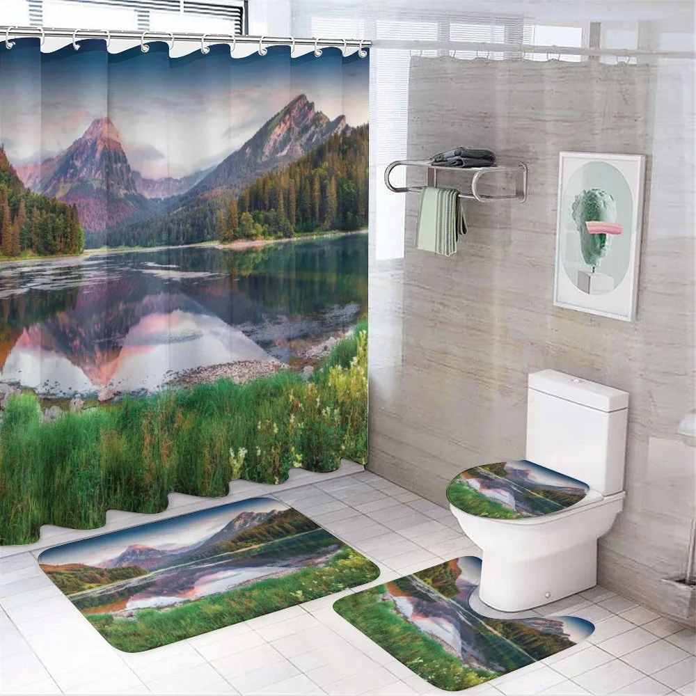 Swiss Lake Sunrise — Your design