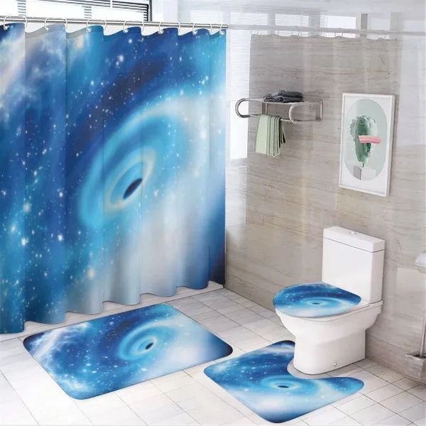 Black Hole Astral on a shower curtain
