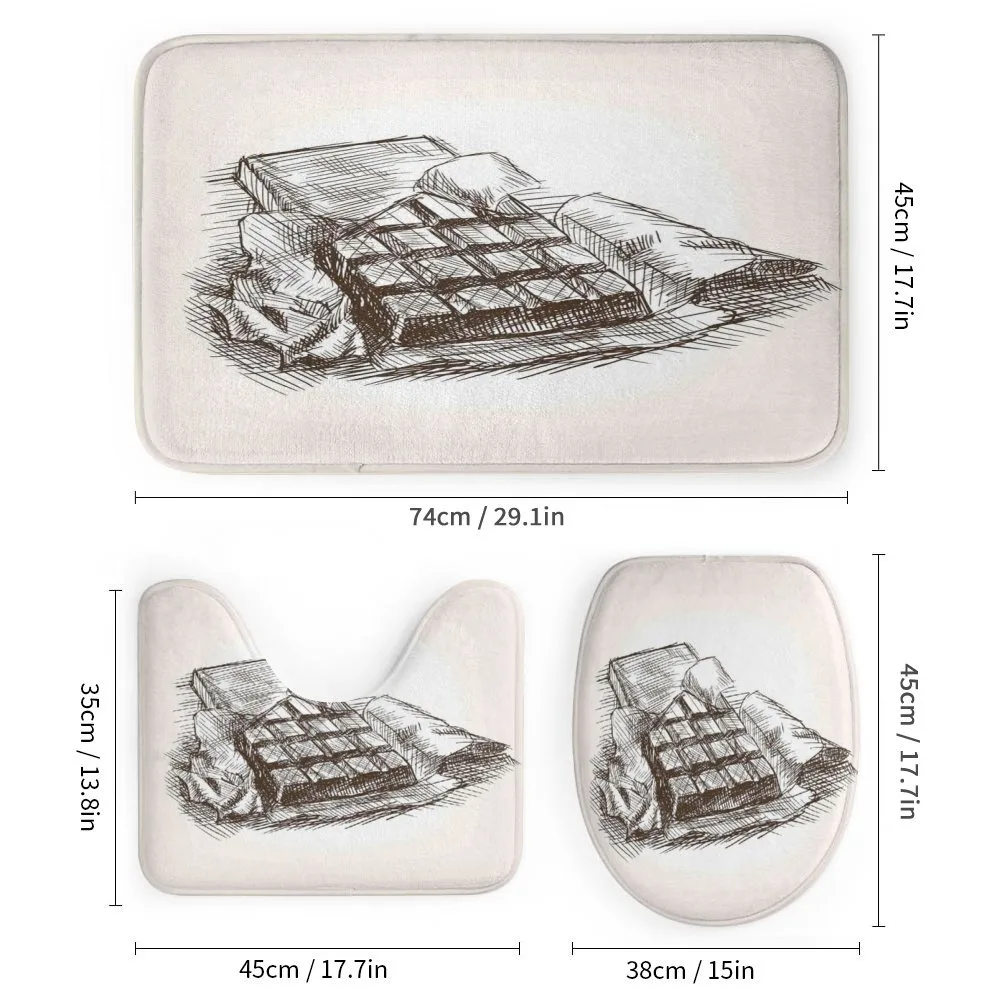 Chocolate Bar Food Sketch — Detail 1