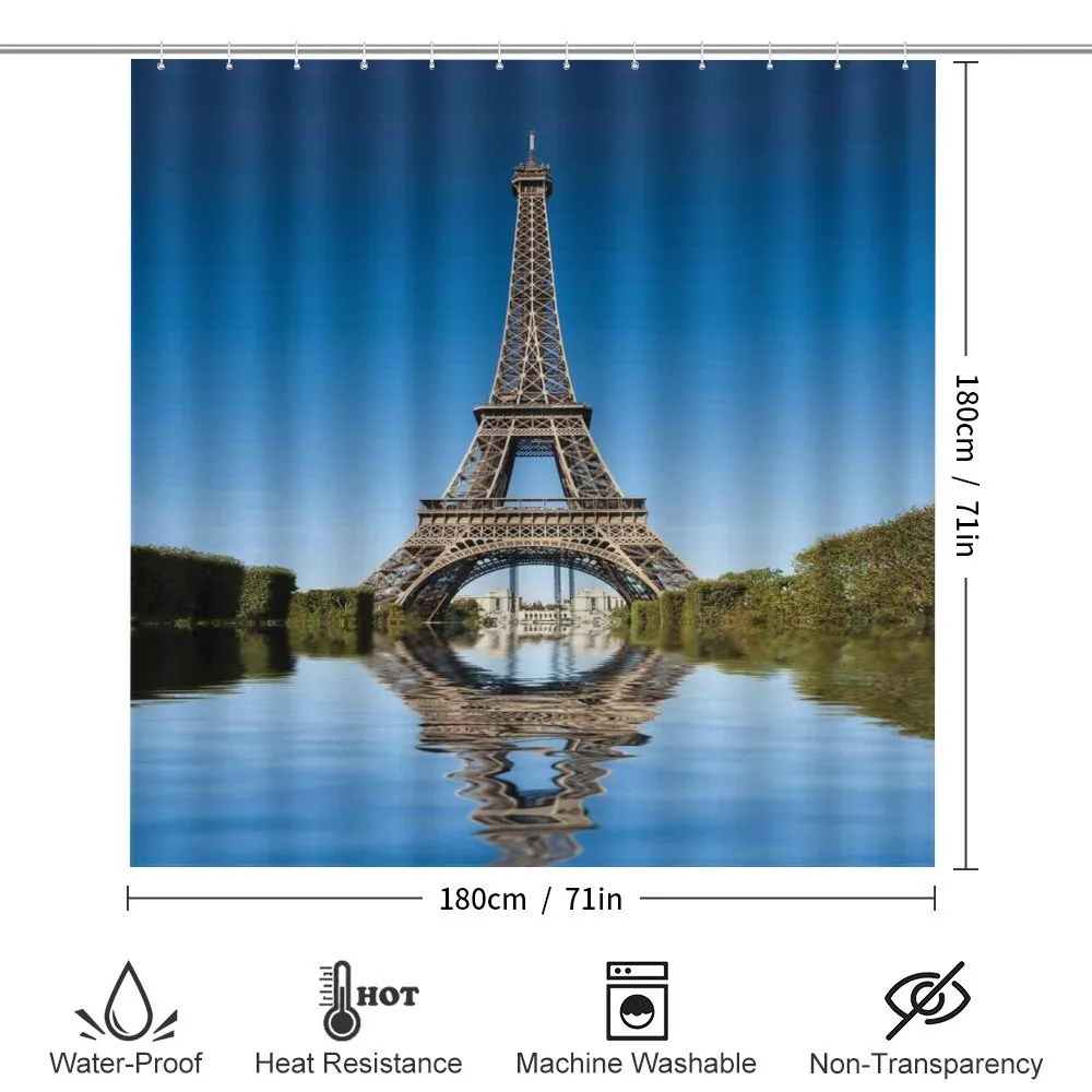 Eiffel Water Reflection — Detail 2