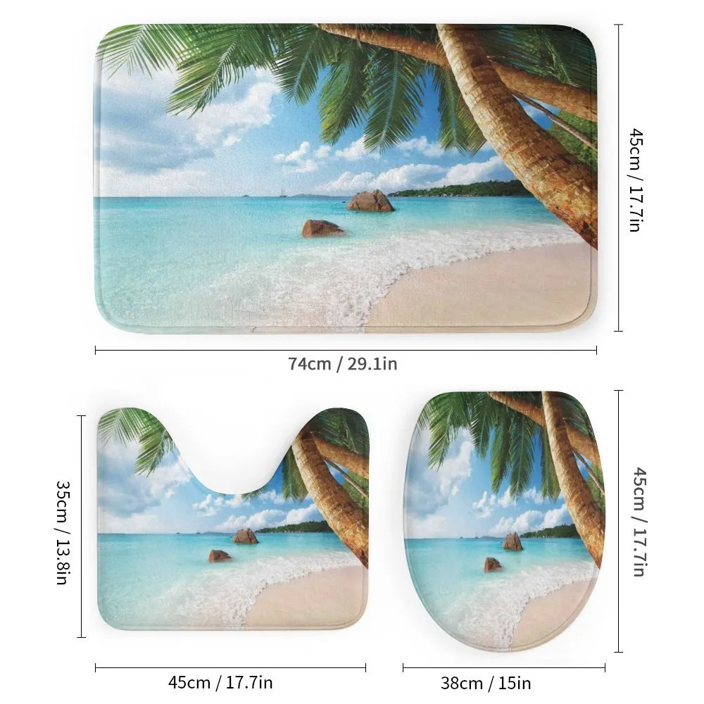 Exotic Palm Tree Ocean — Detail 1