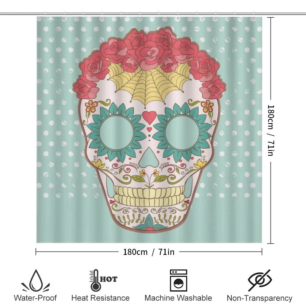 Floral Lady Skull — Detail 2