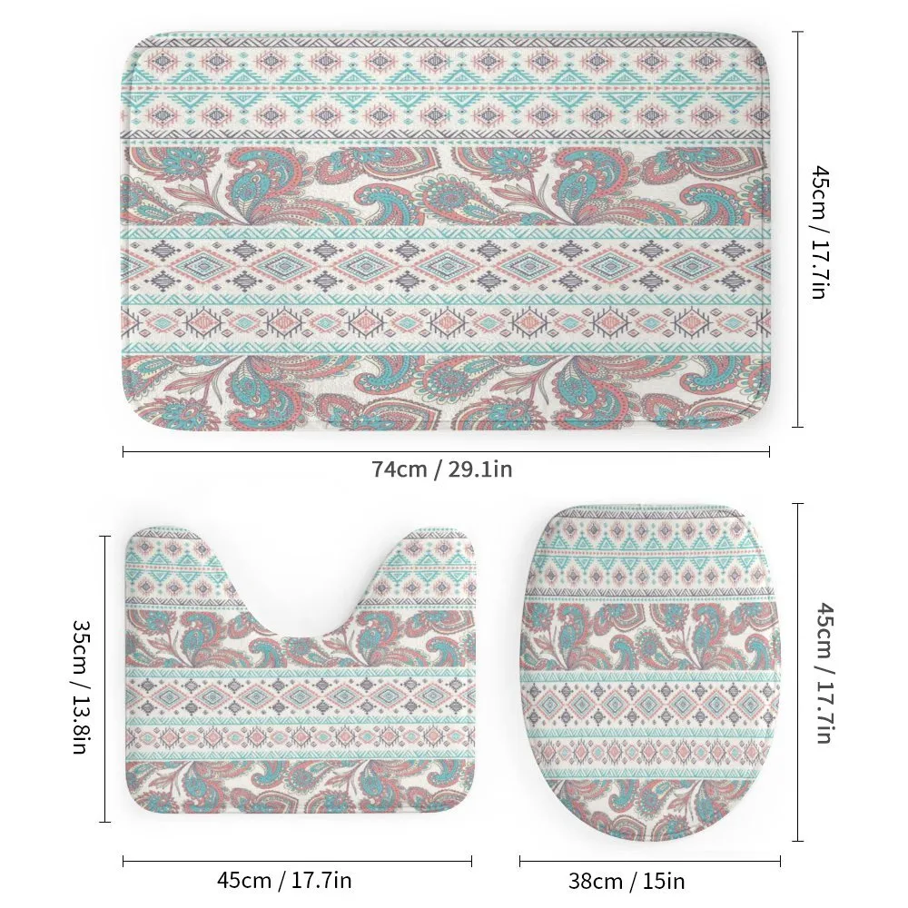 Floral Paisley and Aztec — Detail 1
