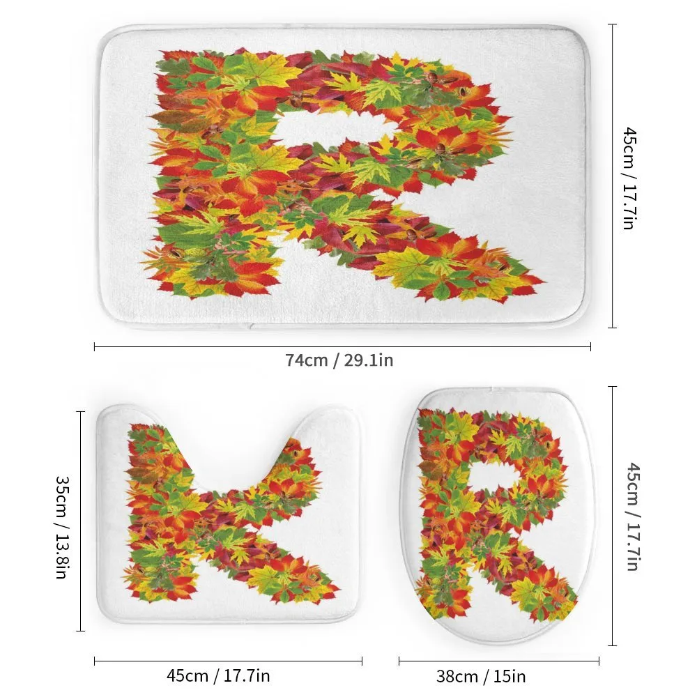 Floral R Maple Leaves — Detail 1