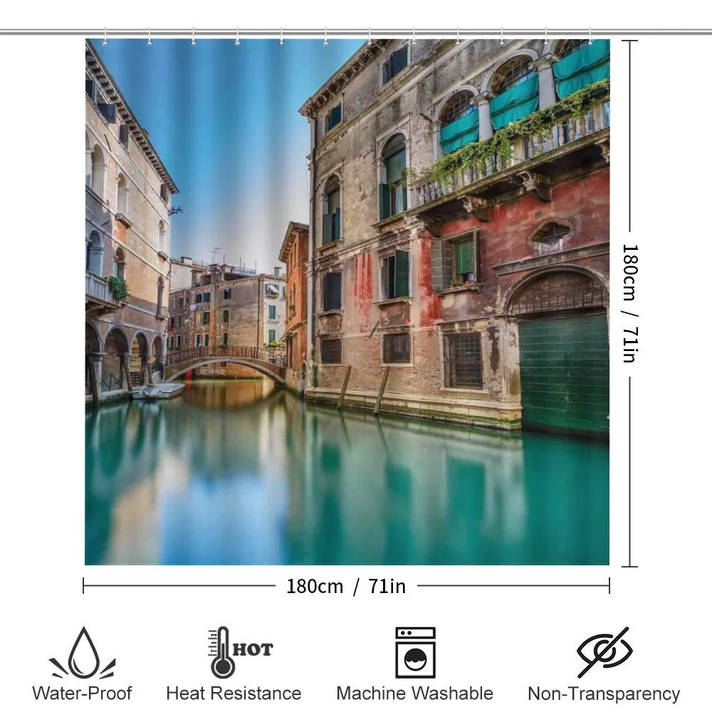 Italy City Water Canal — Detail 2