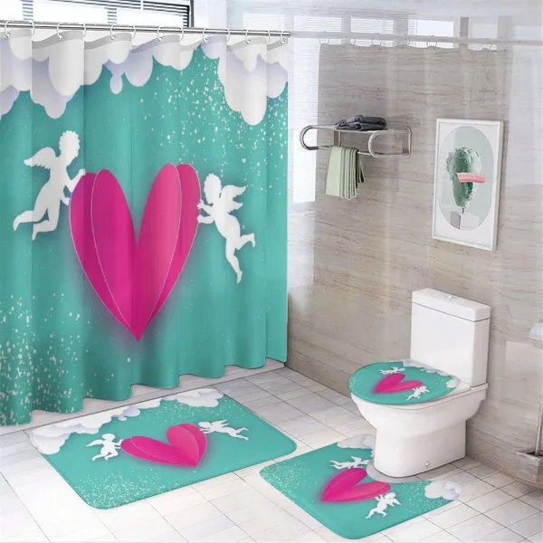Love Romance Thrill on a shower curtain