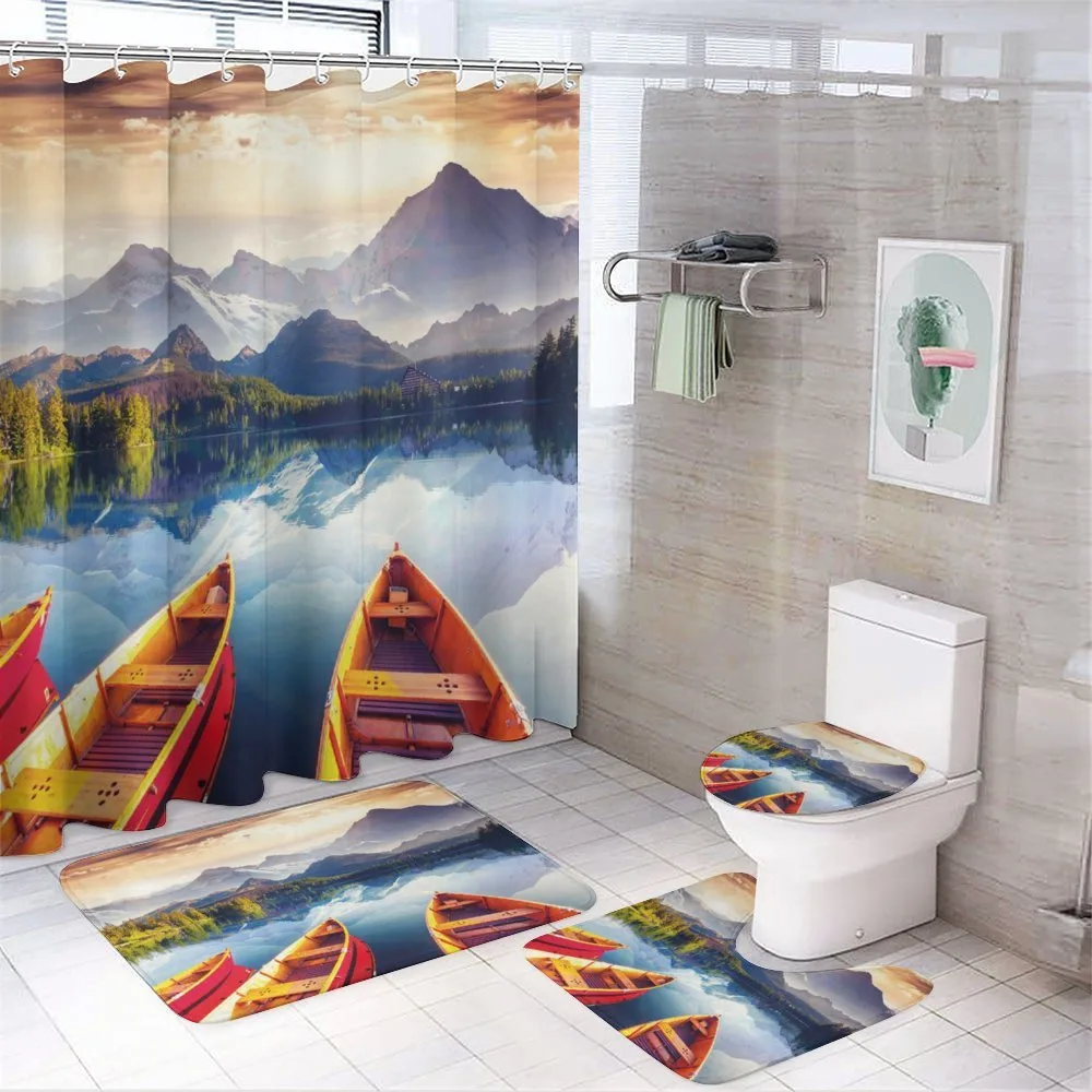 Mountains Shore Boats — Your design