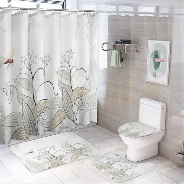 Nature Branches Lake on a shower curtain
