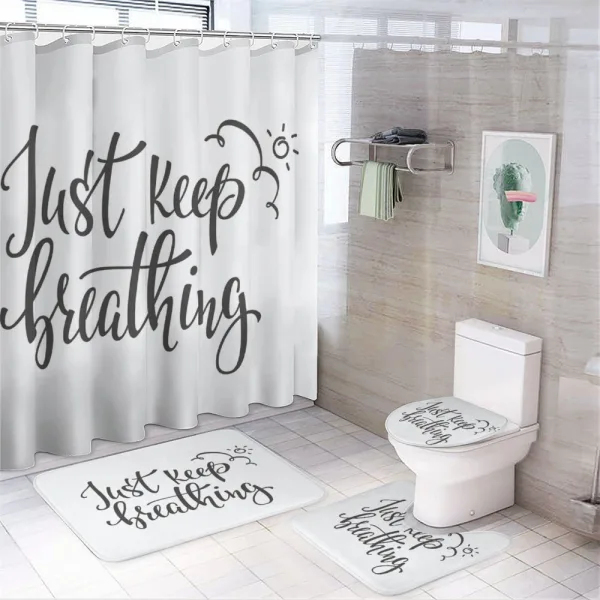 Sun Clouds Doodle on a shower curtain