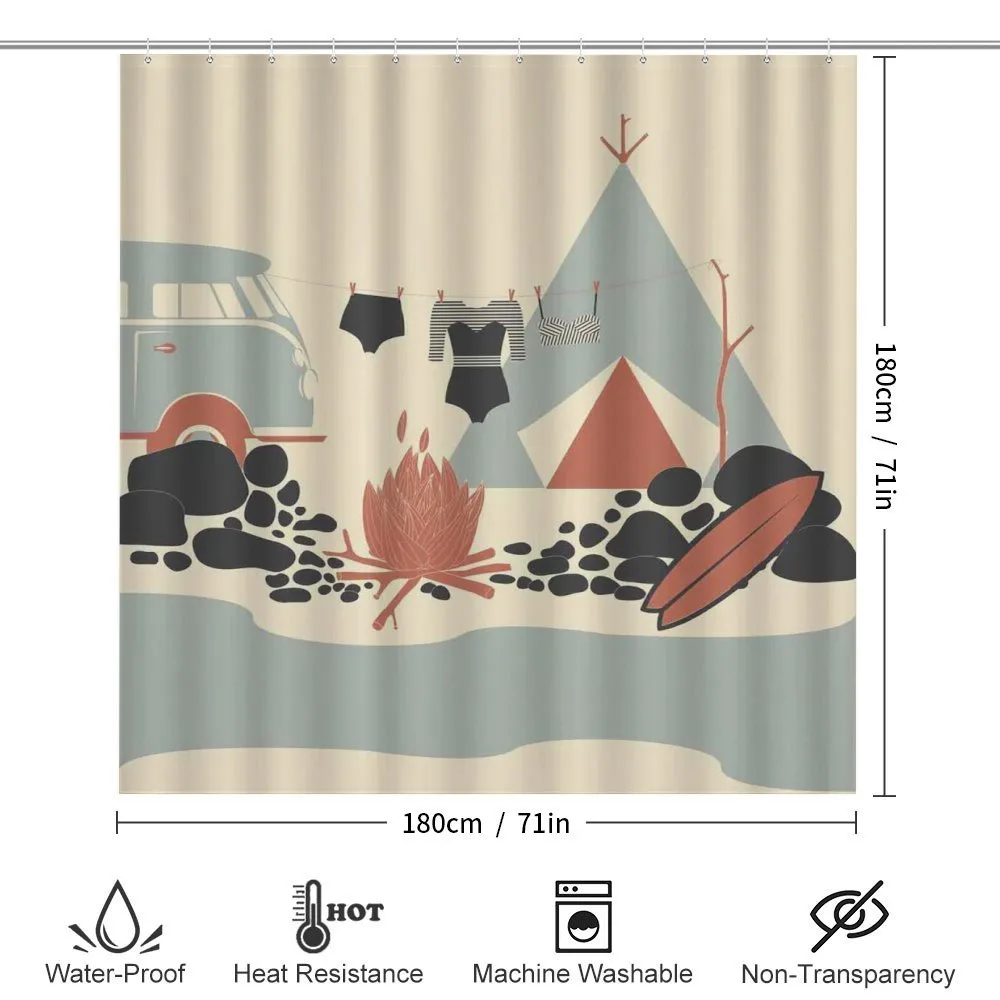 Tent Van and Fire Beach — Detail 2