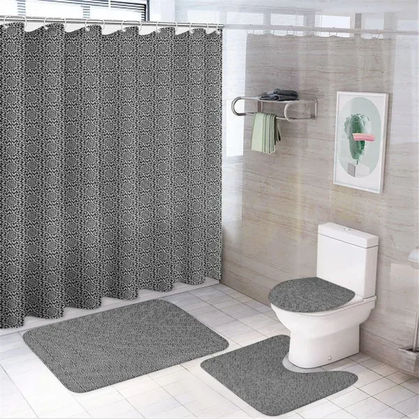 Abstract Hipster Pattern on a shower curtain
