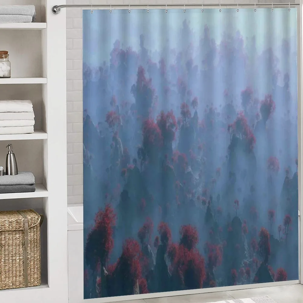 Autumn Trees in Mist — Detail 4