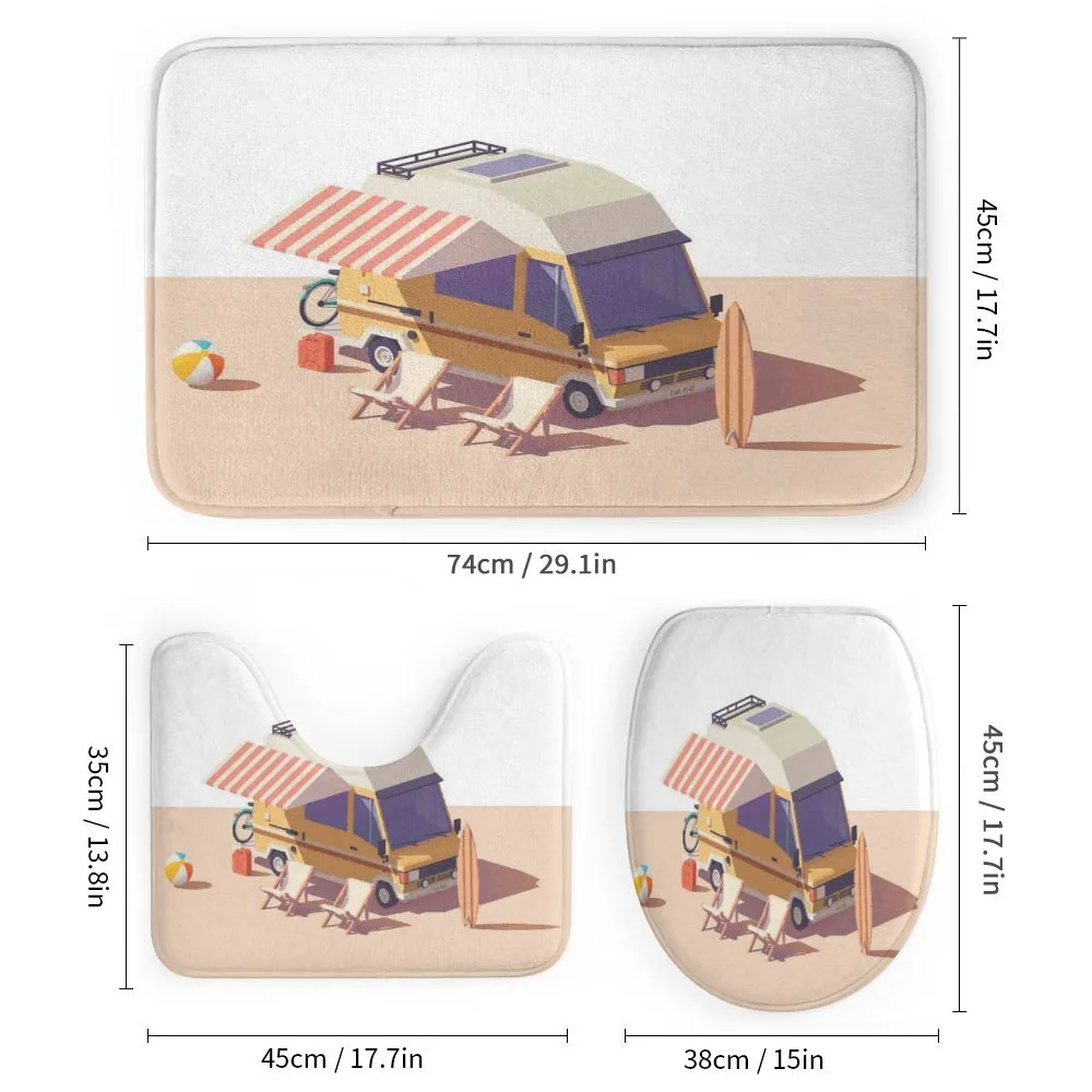 Camper Van Chairs and Surfboard — Detail 1