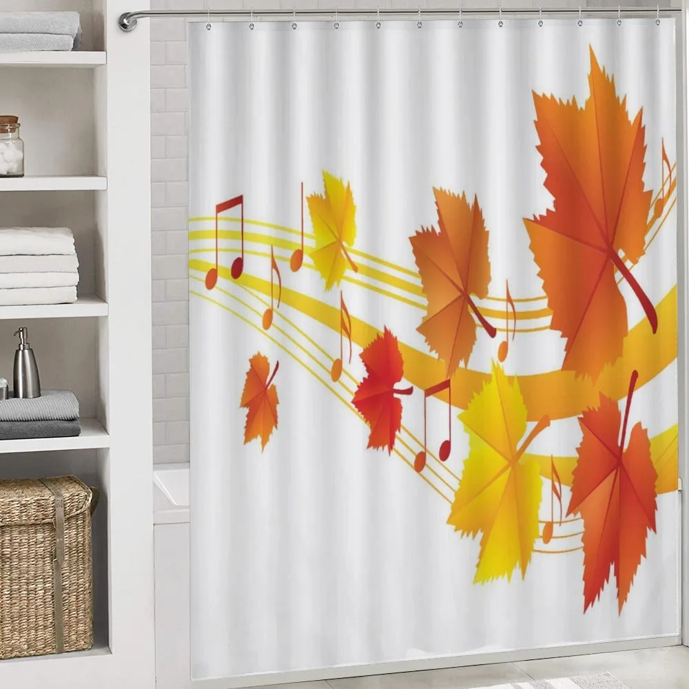 Dried Leaves Musical Notes — Detail 4