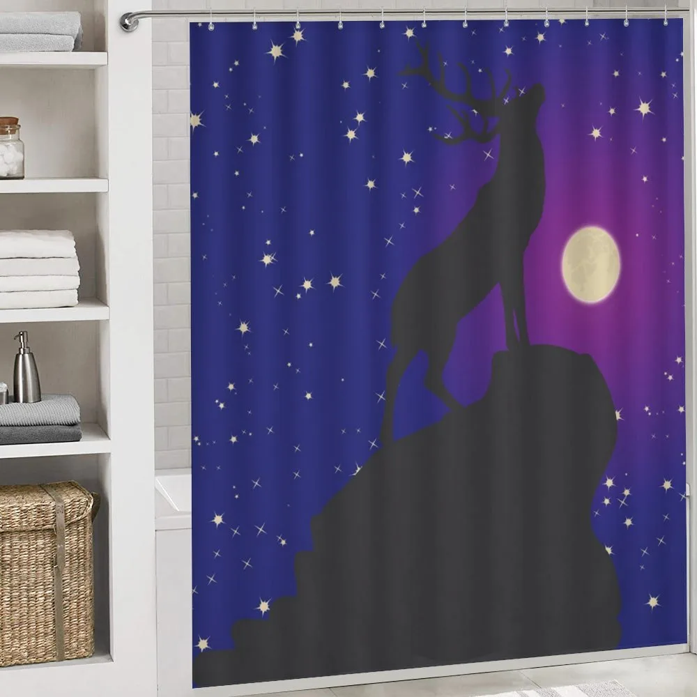Elk Silhouette Night — Detail 4