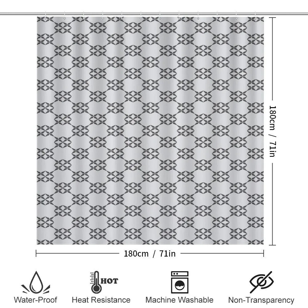 Floral Squares Lines — Detail 2