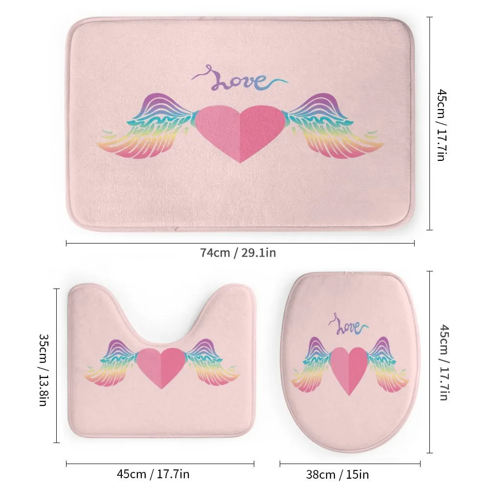Love Heart Rainbow Wings — Detail 1