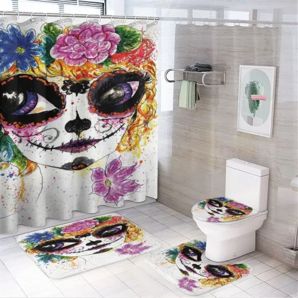 Mexican Make on a shower curtain